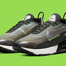 南◇2021 8月 NIKE AIR MAX 2090 SE 黑色 螢光綠 3M反光 氣墊 休閒鞋 CW8336-001