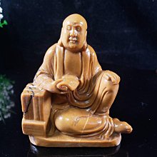 ( 666 精 品 嚴 選 ) 天然壽山石   石雕  羅漢   擺件 錯過可惜!!!!一元起標