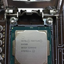 Intel Pentium G4560 正式版 CPU 3.5G 3M 1151 腳位 雙核心處理器 二手良品 $200