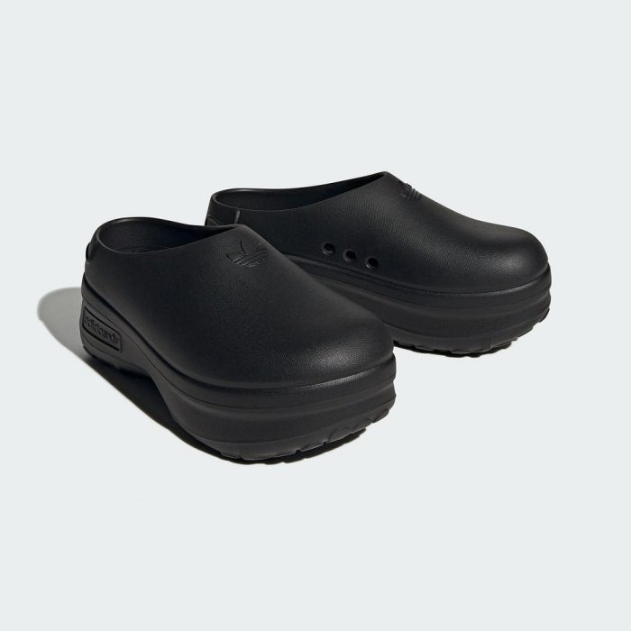 Adidas Adifoam Stan Smith Mule 穆勒鞋 黑色拖鞋 增高厚底拖鞋 廚師鞋 IE4626