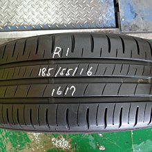 {順加輪胎}中古 登陸普 R1 185/55/16 胎紋極新 無燒補 跳花(1617)輪胎如圖所示(起標價為一條)