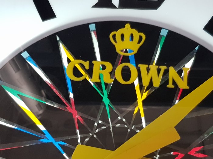 crown 萬花筒電鐘 非 ROLEX 勞力士 電鐘