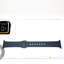 【台南橙市3C】Apple Watch Series 9 45mm 午夜色鋁金屬 午夜色運動錶帶 M/L GPS 僅拆封 錶帶未拆封 #86933