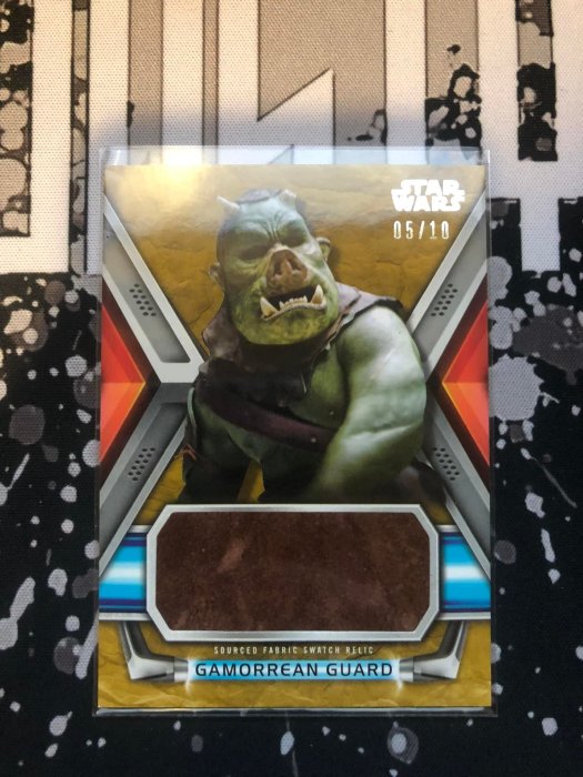 『Dusty』Topps Star Wars 星際大戰 曼達洛人 PATCH Shirt Relic 限量 /10