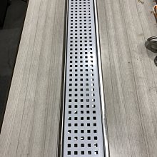 DIY水電材料 專利型ST地板排水 80X10cm 台灣製造 白鐵304#地板排水 不鏽鋼集水槽