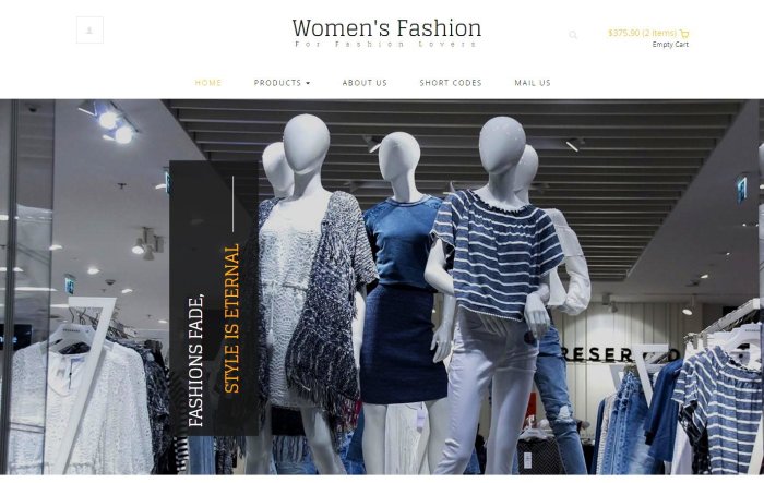 Fashion a Ecommerce 響應式網頁模板、HTML5+CSS3、網頁設計  #17385
