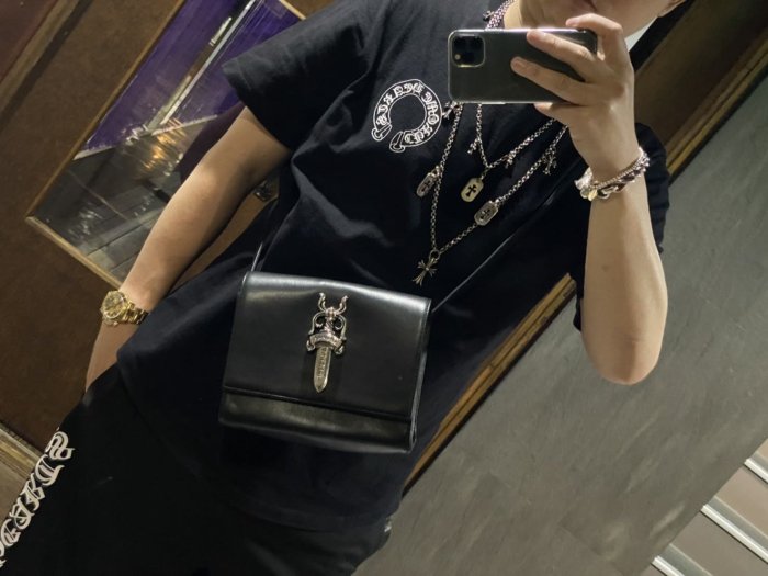 《當肯二手名品》CHROME HEARTS 超稀有 十字架 軍牌 項鍊  ㊣