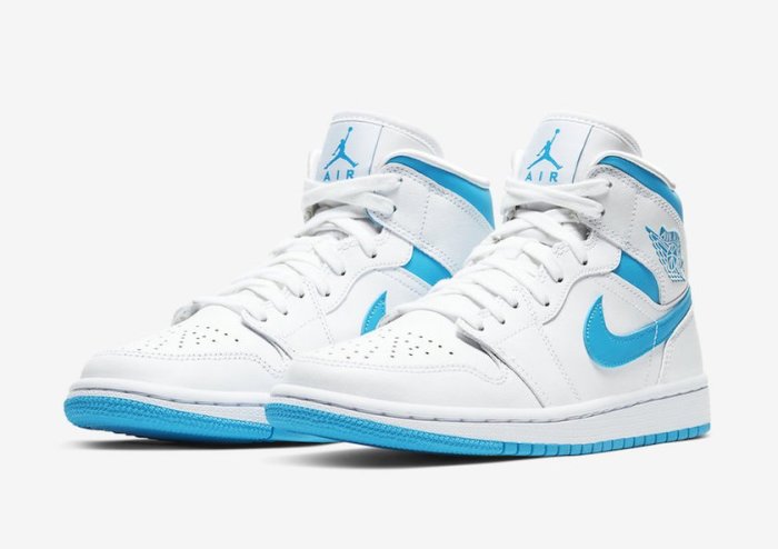 【S.M.P】Nike Air Jordan 1 Mid UNC 北卡藍 白藍 BQ6472-114