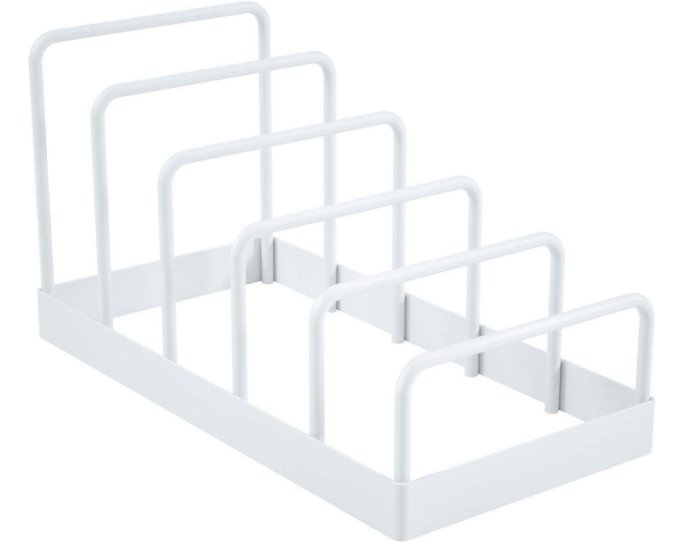 13412c 日本製 好品質 白色盤子架碟子架碗盤架碗餐具架砧板架盤子收納架置物架儲物架分類架子禮品