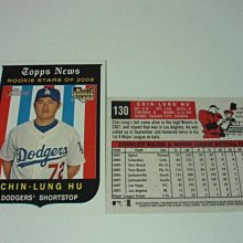 貳拾肆棒球--2008Topps 胡金龍洛杉磯道奇MLB新人RC球卡