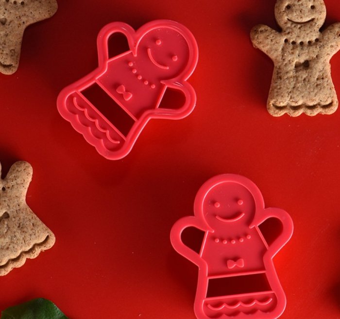 聖誕節  2入 薑餅人  餅乾模 造型切模 耶誕節 薑餅人餅乾 餅乾造型