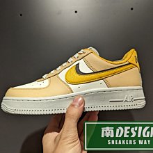 南🔥2022 9月 NIKE WMNS AIR FORCE 1 '07 雙勾 經典 女鞋 黃白 DX6065-171