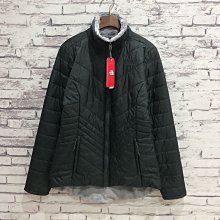 Maple麋鹿小舖 美國購買 THE NORTH FACE  黑+灰雙面穿保暖外套＊ ( 現貨S號 )