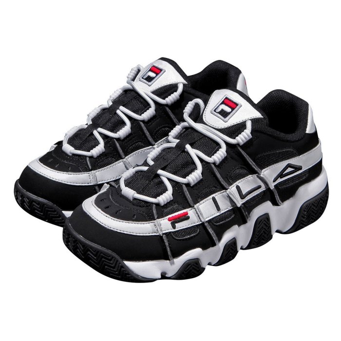 AYW】FILA BARRICADE XT 97 LOW 經典復古厚底增高黑白老爹鞋休閒鞋運動