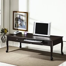 [ 家事達 ] TMT-CY-013 荷朵內實木 和室電腦桌 特價~胡桃色