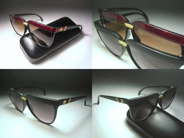信義計劃 眼鏡 Guy Laroche 姬雪龍 太陽眼鏡 法國製黑色媚眼膠框 巴黎時尚 Sunglasses