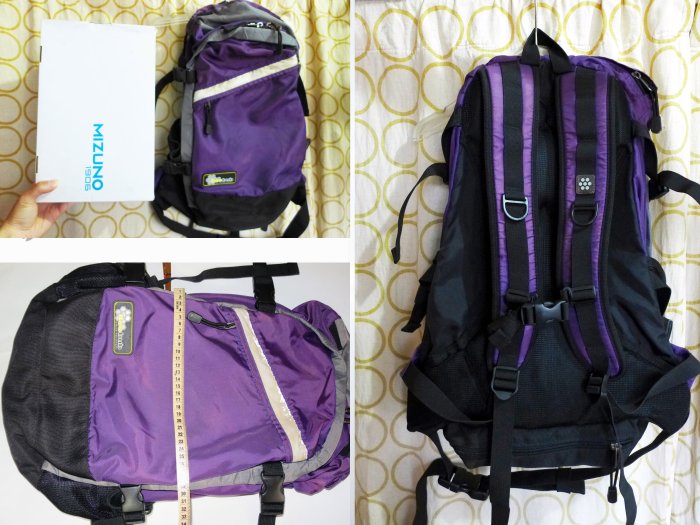 Beebub 大型後背包，二手堪用零件品登山背包 電腦背包 背包客旅行 減壓揹帶背包(NIKE 愛迪達 迪卡儂 參考