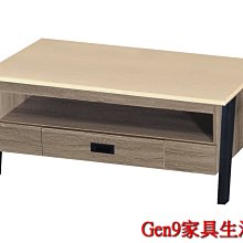 Gen9 家具生活館..H46灰橡色3.7尺白沙石面大茶几(木心板)-KH*75-3..台北地區免運費!!