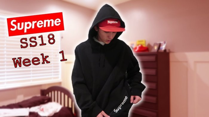 超搶手】全新正品2018 Supreme Corner Label Hooded Sweatshirt Logo帽