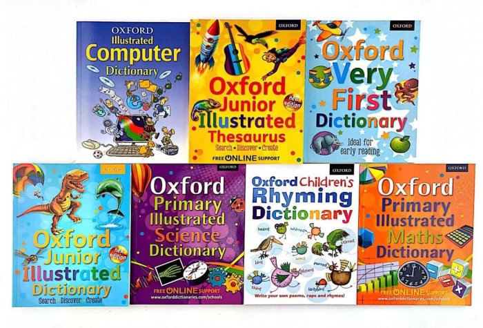 Illustrated7冊|　牛津詞典Oxford　Junior　Oxford　Dictionary　First　Very　奇摩拍賣
