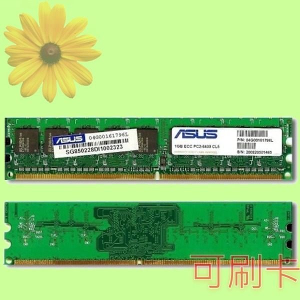 5Cgo【現貨3】ASUS 伺服器 04G00161796L7 1GB*2=2GB DDR2-800 ECC 會員扣2%