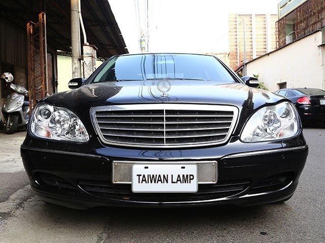 《※台灣之光※》全新BENZ W220 S350 03 04 05年原廠型晶鑽魚眼投射HID空件大燈頭燈組