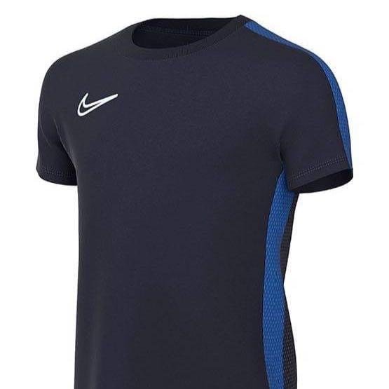 【NIKE 耐吉】Dri-FIT Academy 短袖足球上衣（童裝）藍色 DR1343-451 尺寸:M~XL