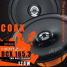 破盤王/岡山↯【HERTZ赫茲 同軸喇叭】DCX-165.3 義大利製造 二音路喇叭 6.5吋 DIECI系列