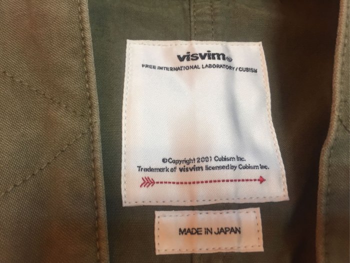 18aw visvim SANJURO BENNY JKT 秋冬日式工作軍外套軍綠L 日本製現貨