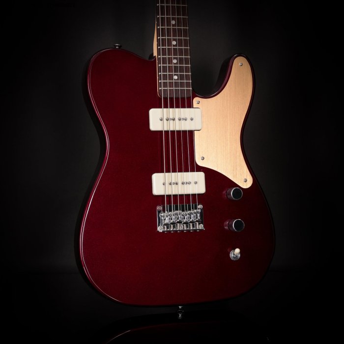 詩佳影音現貨 芬達Fender Squier FSR  BARITONE TELE電吉他P90暗夜紅色影音設備