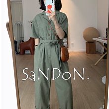 山東:日式翻領設計棉麻設計兩種穿法工人褲立體連身褲 SLY 230511