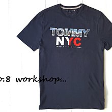 ☆【TH男生館】☆【TOMMY HILFIGER城市NYC印圖短袖T恤】☆【TOM001C6】(S)