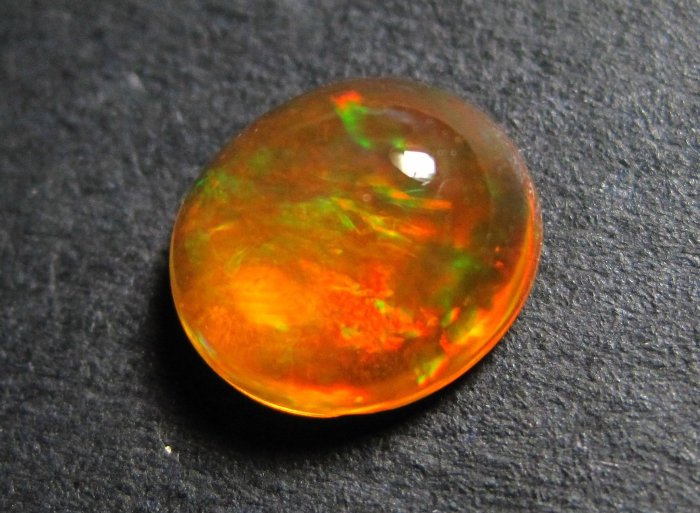 【John's琉璃仙境】@天然墨西哥火閃火蛋白石Flash Fire Opal@(M68)2.0675CT特價只售首標~