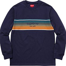 【日貨代購CITY】2018SS Supreme Shadow Stripe LS Top 長TEE 現貨