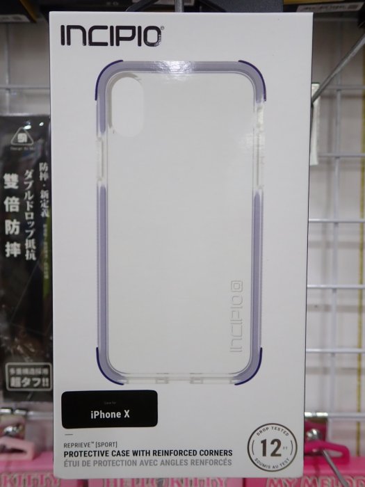 肆 INCIPIO Apple iPhone X 10 IX 軍規 防摔 背蓋 IX SPORT 藍色