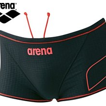 ~有氧小舖~2018 arena 訓練四角泳褲SAR-8101 BKRD 彩紅標TOUGHSUIT 日本布 公司貨降價