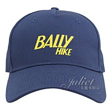 【茱麗葉精品】全新精品 BALLY 6240635 撞色品牌LOGO棉質棒球帽/遮陽帽.藍 現貨