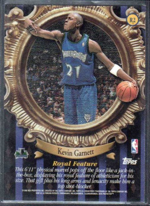 98-99 TOPPS ROUNDBALL ROYALTY REFRACTORS #R2 KEVIN GARNETT | Yahoo