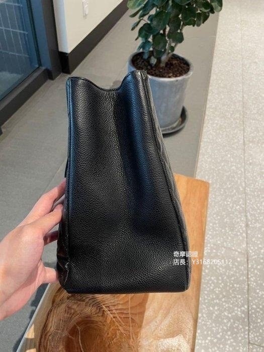 二手正品 CHANEL 香奈兒 GST tote bag 手提包 金扣 肩背包 側背包 氣質款 98新