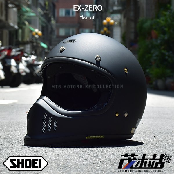 ❖茂木站MTG❖ SHOEI EX-Zero 復古越野帽山車帽全罩安全帽內藏鏡片內襯