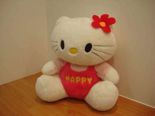 Hello kitty HAPPY凱蒂貓 絨毛娃娃