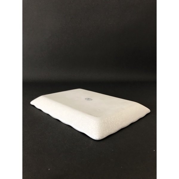 東昇瓷器餐具=日式白刷毛8.3吋長方盤