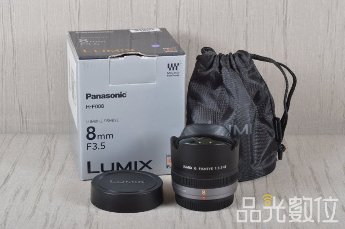 【台中品光數位】Panasonic Lumix G 8mm F3.5 FISHEYE 魚眼鏡頭 #98273