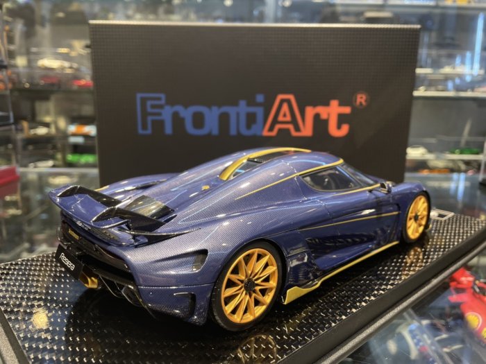 吉華科技＠ 1/18 FrontiArt Koenigsegg Regera Blue Tinted Carbon