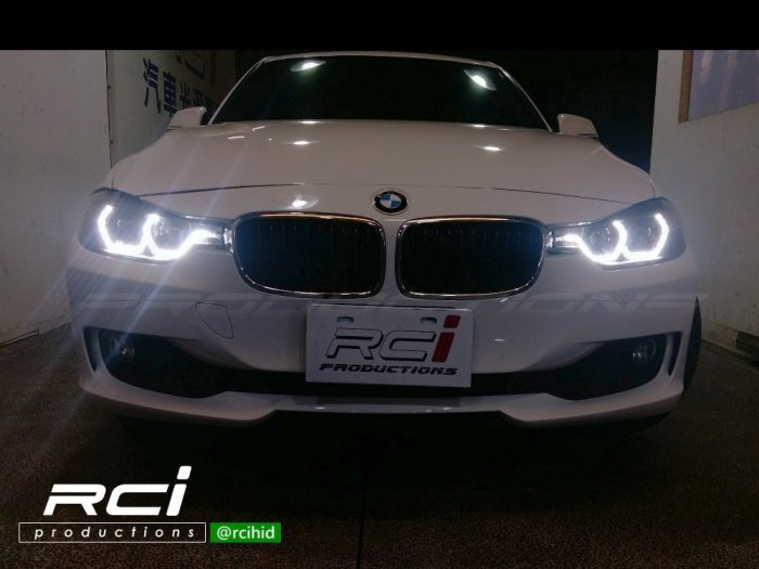 RC HID LED專賣店 BMW 3-series F30 12-15年 原廠HID對應 LED 光柱式樣 魚眼大燈組