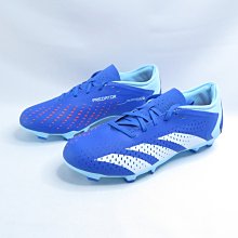 ADIDAS GZ0015 PREDATOR ACCURACY.3 男女足球鞋 釘鞋 藍白【iSport愛運動】