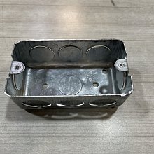 DIY水電材料 一聯式鐵暗盒/埋入式1P-鐵BOX/開關插座用/鐵接線盒