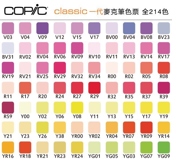 『ART小舖』日本Copic 一代麥克筆 專業手繪設計 全214色 單支自選