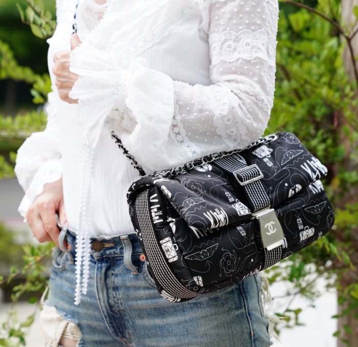 Chanel 香奈兒包 A91182 Airport Chain Bag 機場系列 鍊帶肩背包 黑