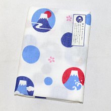 富士山 雙層紗布毛巾 浴巾圍巾頭巾多功能 100%綿 日本製 89x32cm